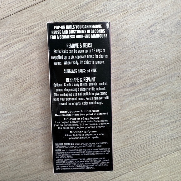 Static Nails Pop-On Manicure Kit - Playerette Sunglasses Effect - Picture 2 of 3